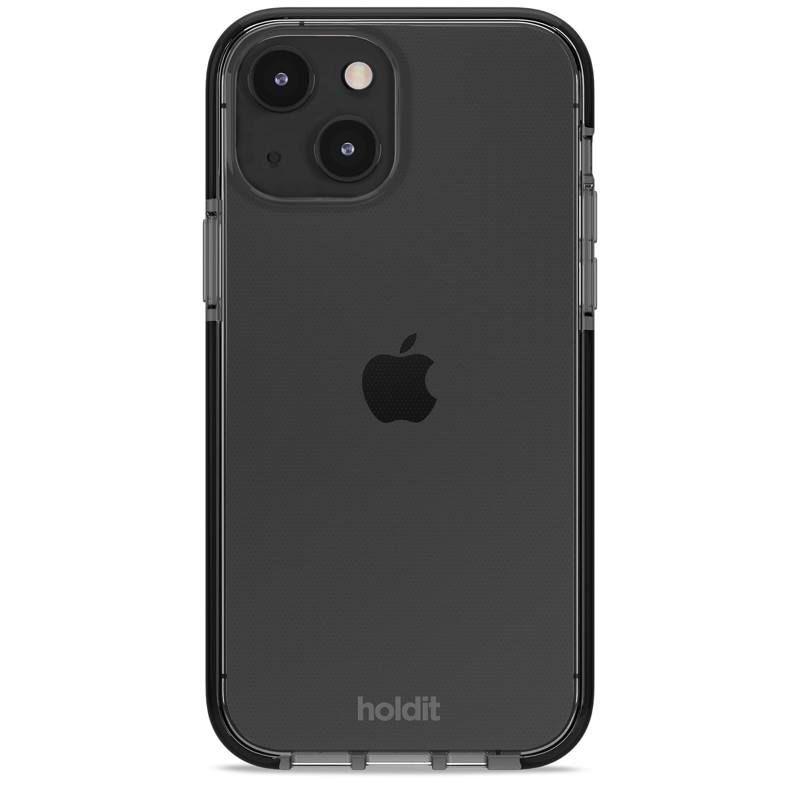 Holdit Mobilcover Seethru  Sort iPhone 13 4