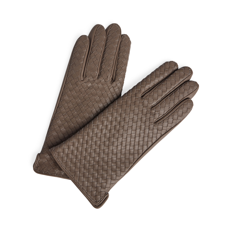 MARKBERG Damhandskar Melia Brun/beige Str. 7,5 2