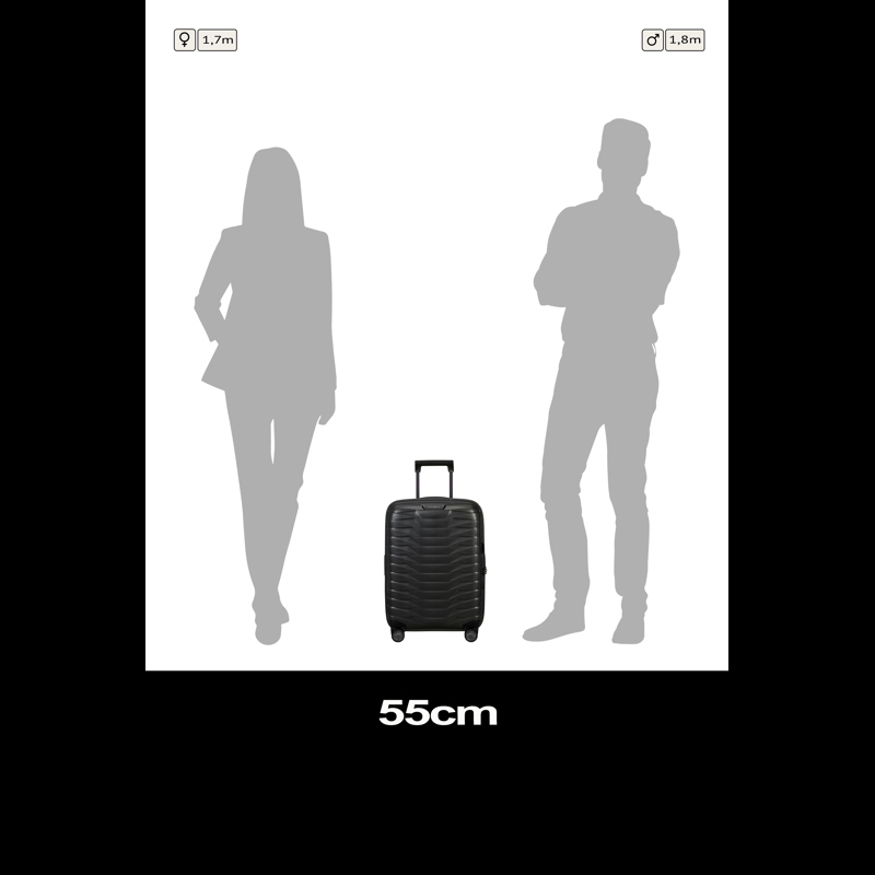 Samsonite Resväska Proxis M. Grå 55 Cm 10