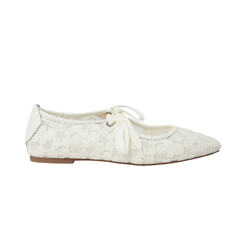 Sofie Schnoor Ballerina Skor EllieSW Naturvit Str. 38 1