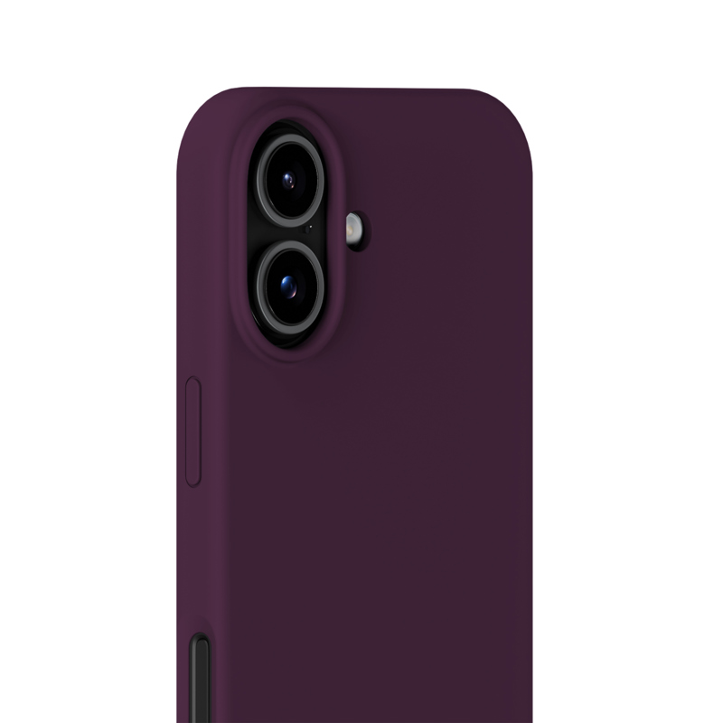 Holdit Mobilcover Deep Plum Blomme iPhone 17 4