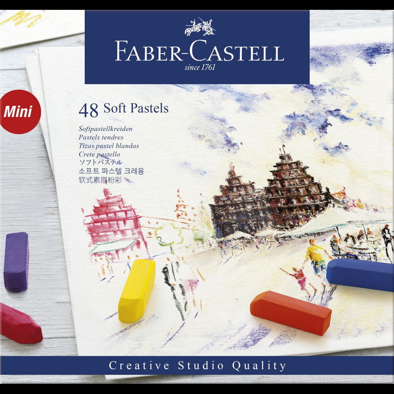 Faber-Castell Bløde pastelkridt 48 stk. Multi 1