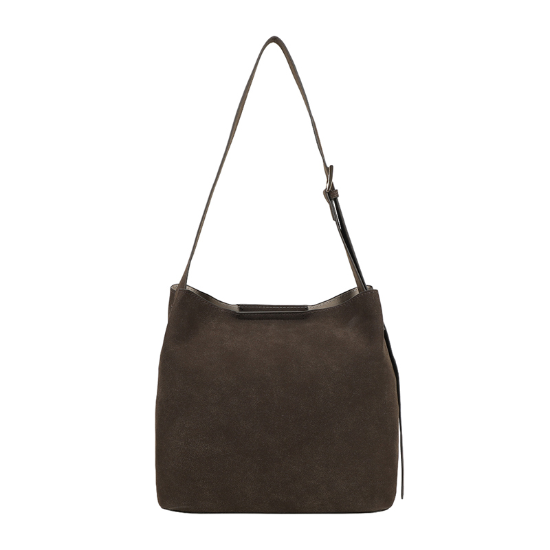Conmé Skuldertaske Konny Suede Brun 3
