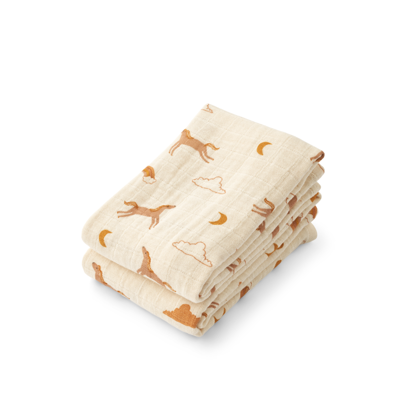 LIEWOOD Stofble Lewis 2-pak Creme 1