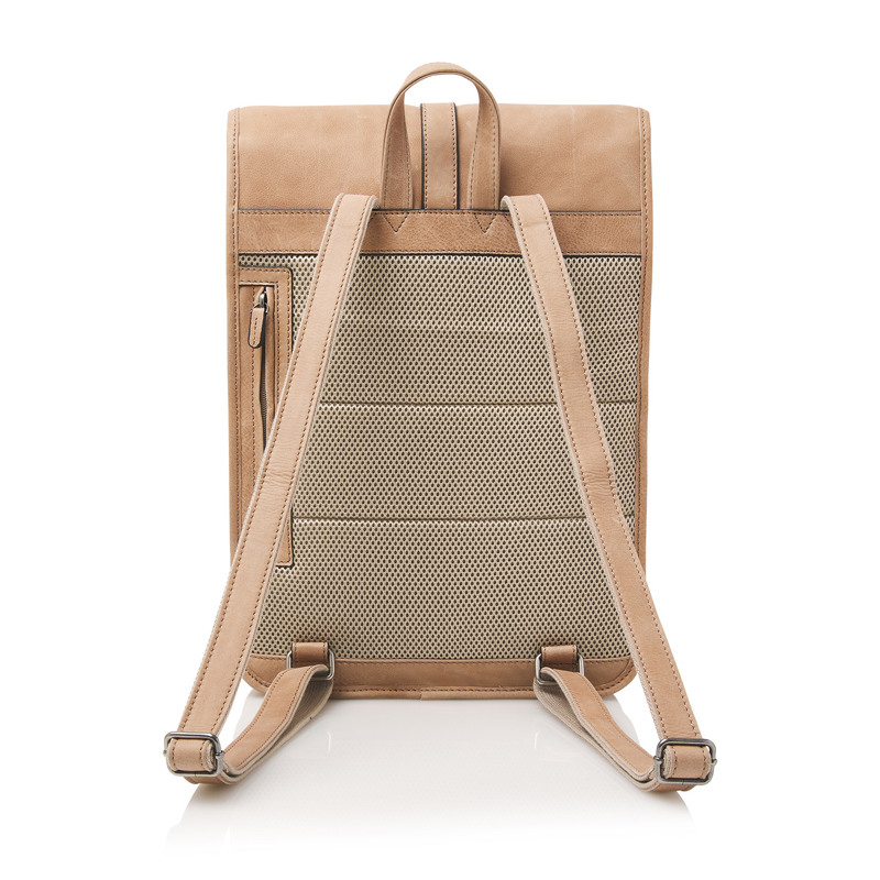 Castelijn & Beerens Rygsæk Beige 15" 3