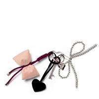 DAY ET Bag Charm Day Bow  Beige