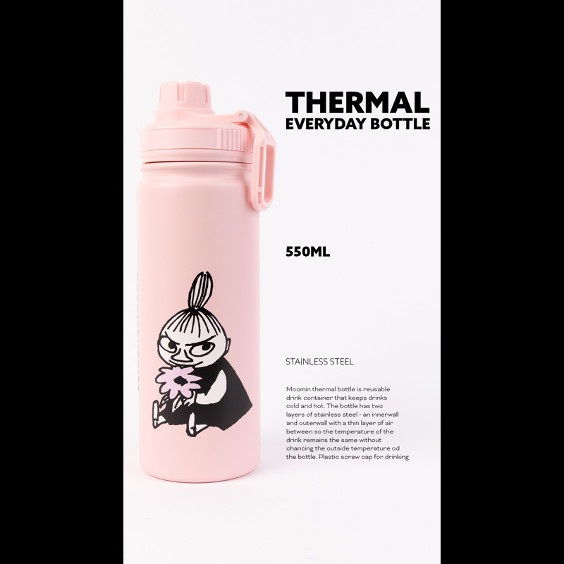 Nordic Buddies Termoflaske Mumi  Pink 7