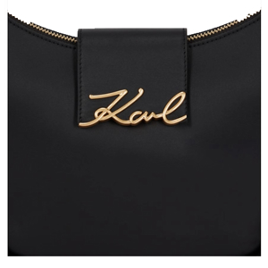 KARL LAGERFELD Axelväska Signature Svart/Guld alt image