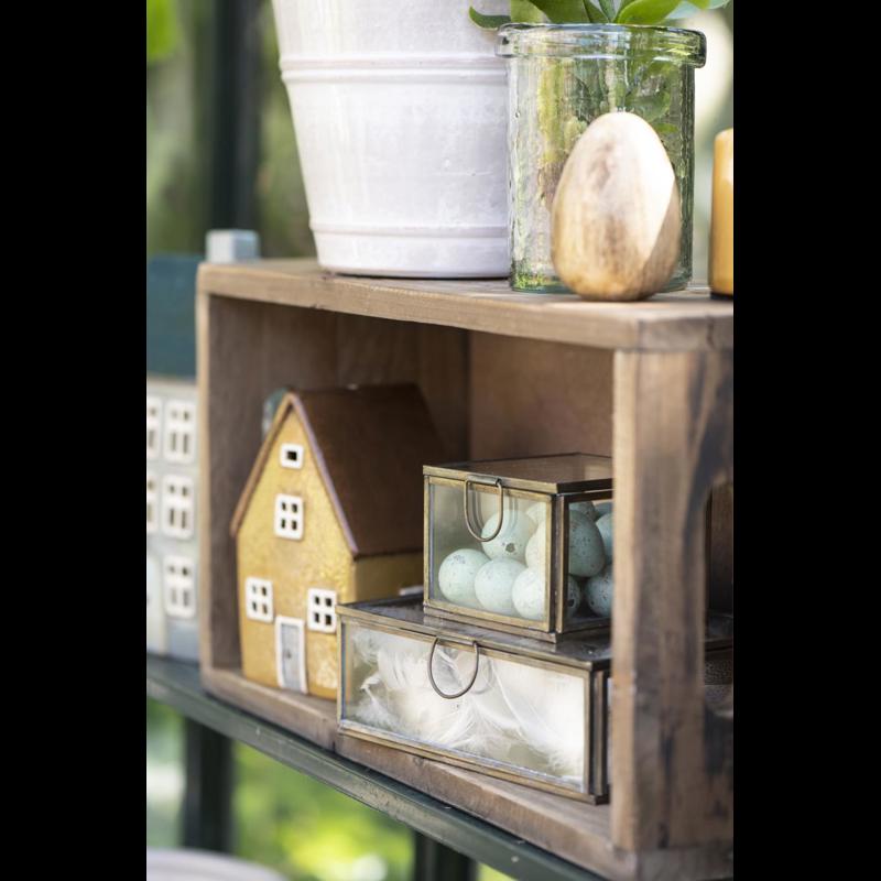Ib Laursen Fyrfadsstage Hus Nyhavn  Brun/Beige 3