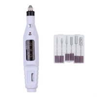 UNIQ Nagelfil Elektrisk  6-i-1 Vit 1
