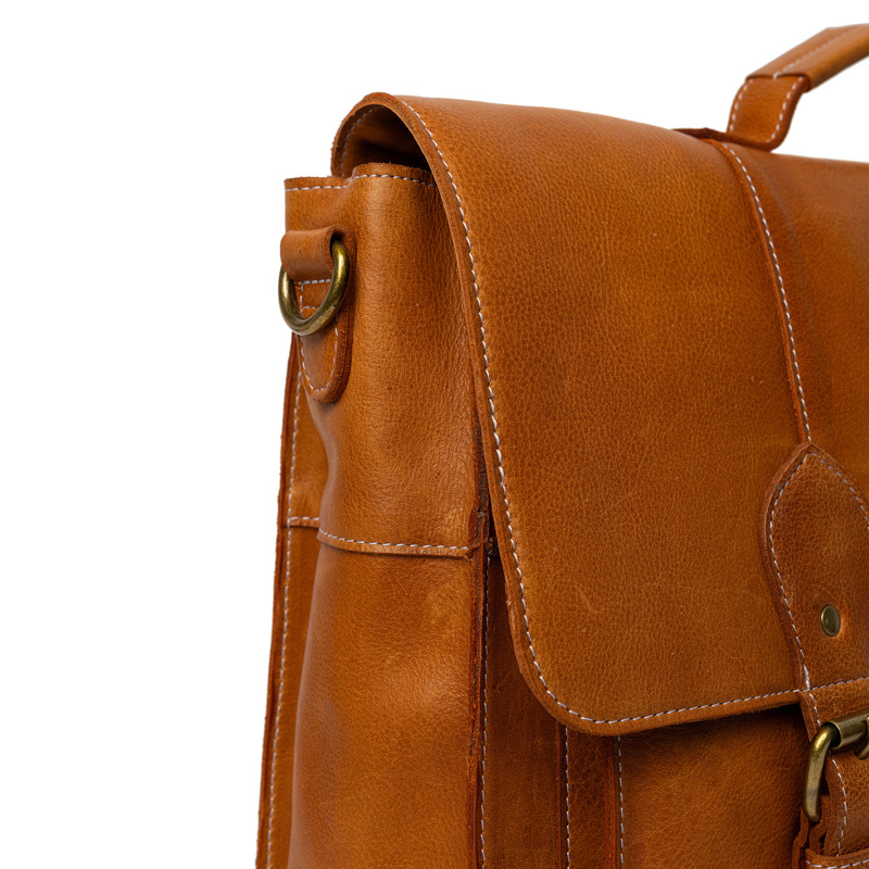 RE:DESIGNED Computertaske Melia Big Cognac 16" 4