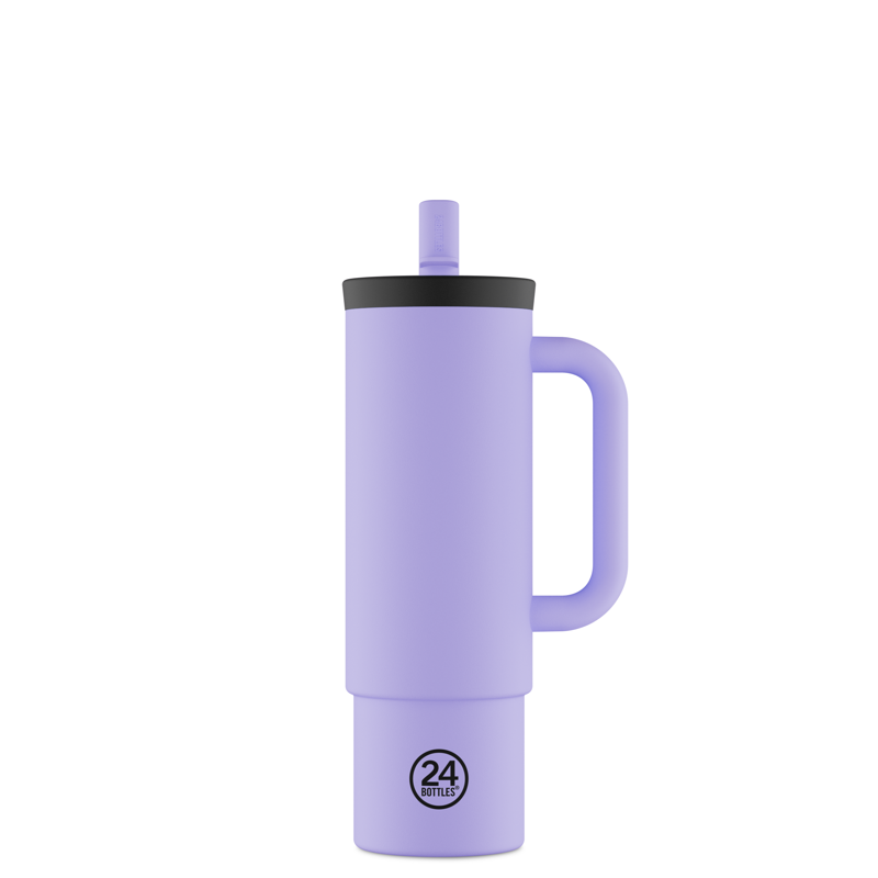 24Bottles Termosmugg Straw Cup Lila 1