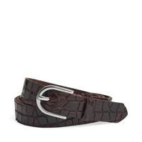 MARKBERG Dambälte TaylaMBG Croco Brun krokodil 85 Cm 1