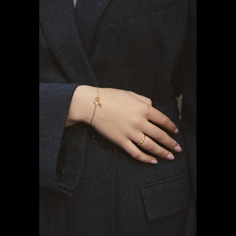 Maanesten Armbånd Vilde Guld 2