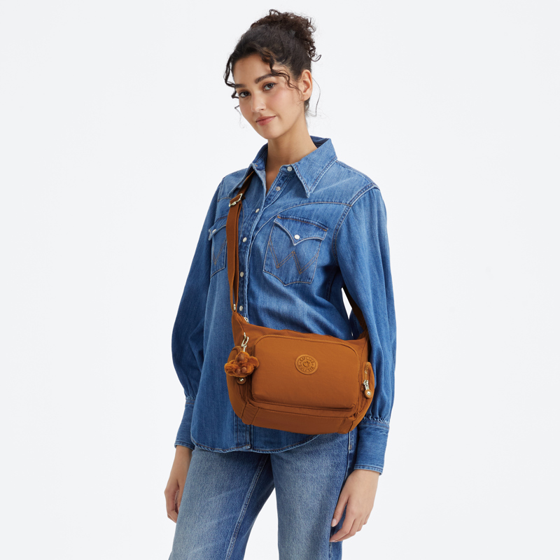 Kipling Crossbody Gabb S Brun 5