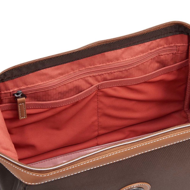 Delsey Chatelet 2.0-toilettaske Brun 6