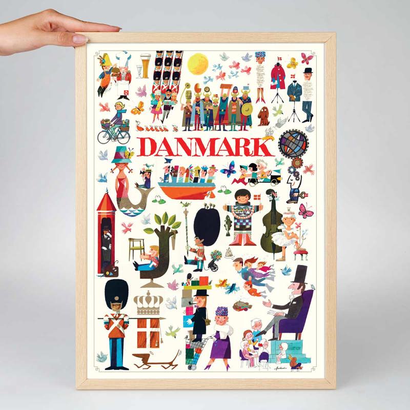 Antoni Legacy Plakat A3 Danmark Rød A3