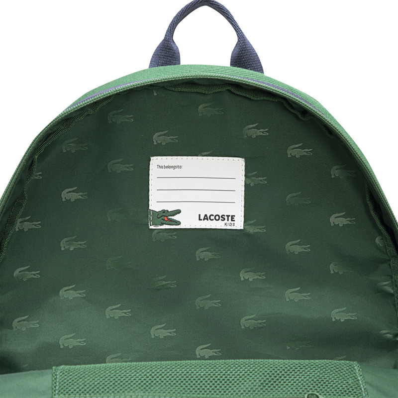 Lacoste Ryggsäck Varsity Grönt mönster 5