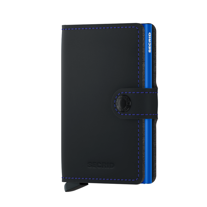 Secrid Korthållare Mini Wallet Svart/Marinblå 1