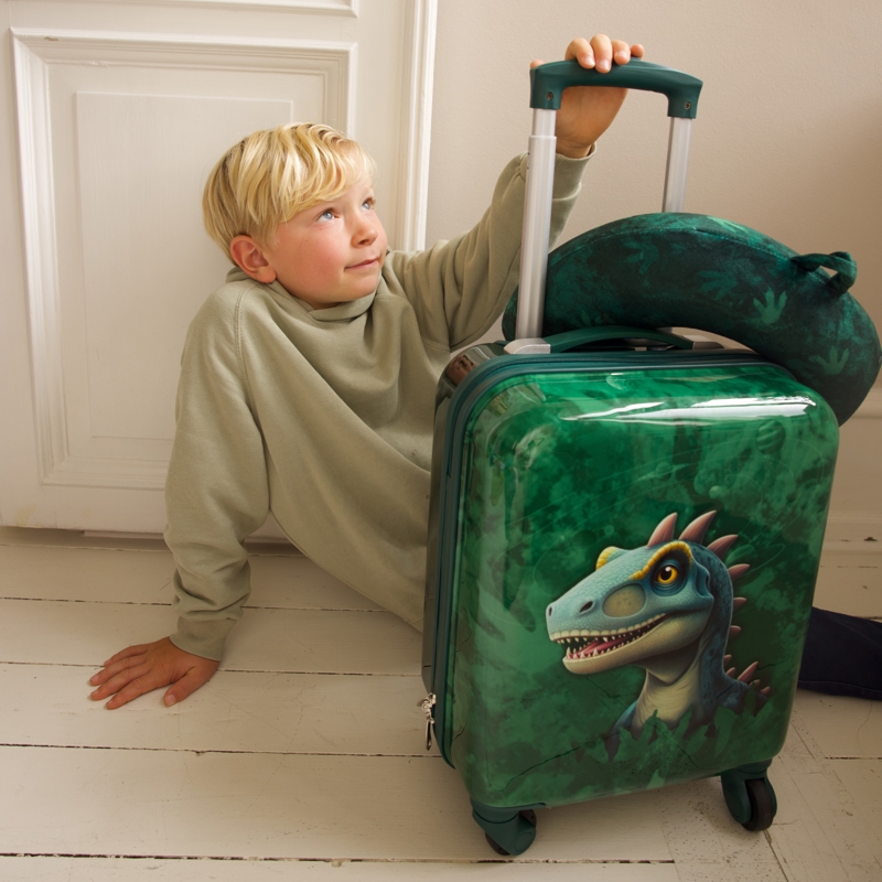 Grow Børnekuffert Dino Army Grøn 5
