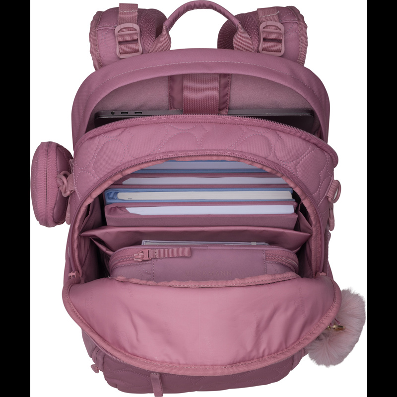 Beckmann Skoletaske Sport Air Heart  Rosa 8