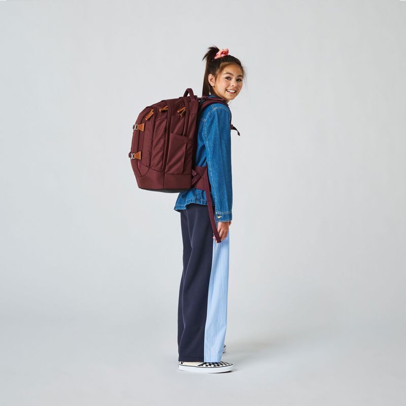 Satch Skoletaske Pack Nordic Ruby Bordeaux 11