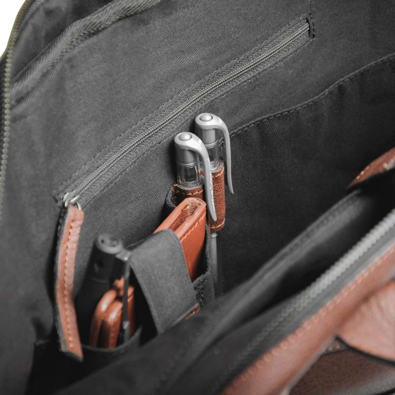 Still Nordic Computertaske Clean Cognac/brun 15" 9