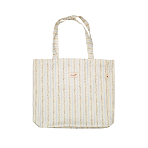 Maanesten Totebag Canvas Summer Stripes Blå
