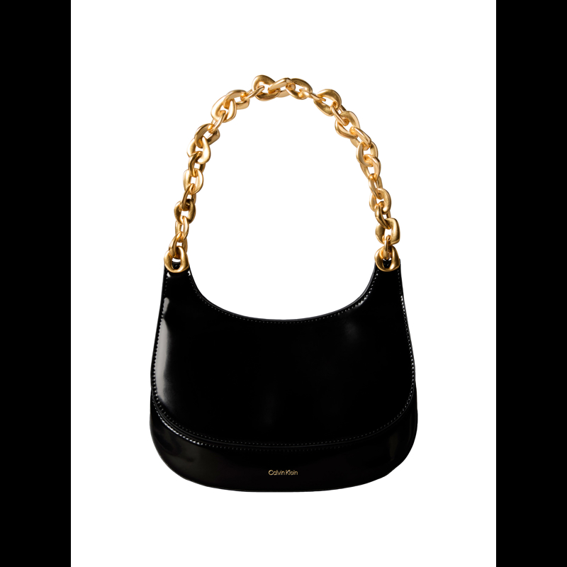 Calvin Klein Skuldertaske Engraved Linked Sort 1