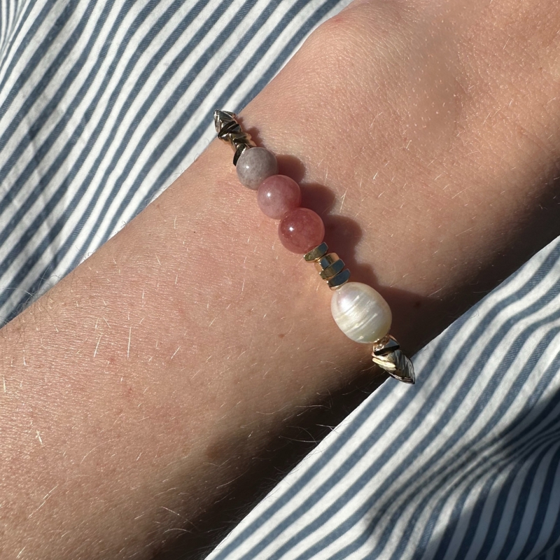 Conmé Armbånd Frida Pearl Rosa 2