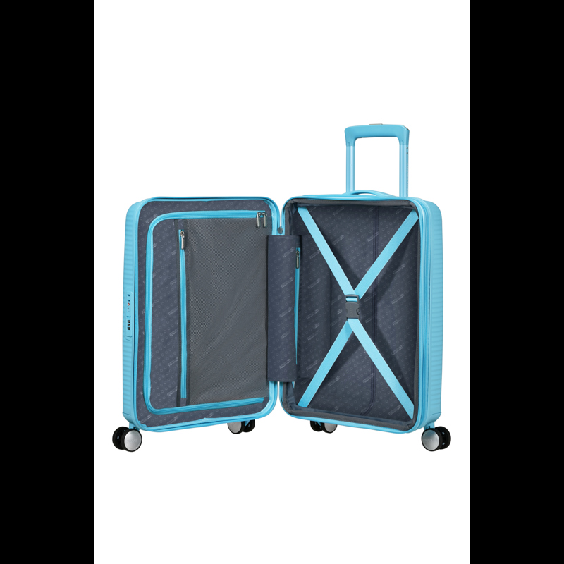 American Tourister Kuffert Soundbox Blå/lyseblå 55 Cm 3