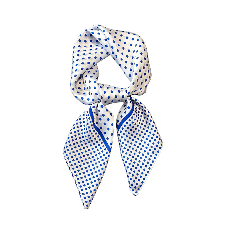 By Stær Scarf Callie  Blå/Vit