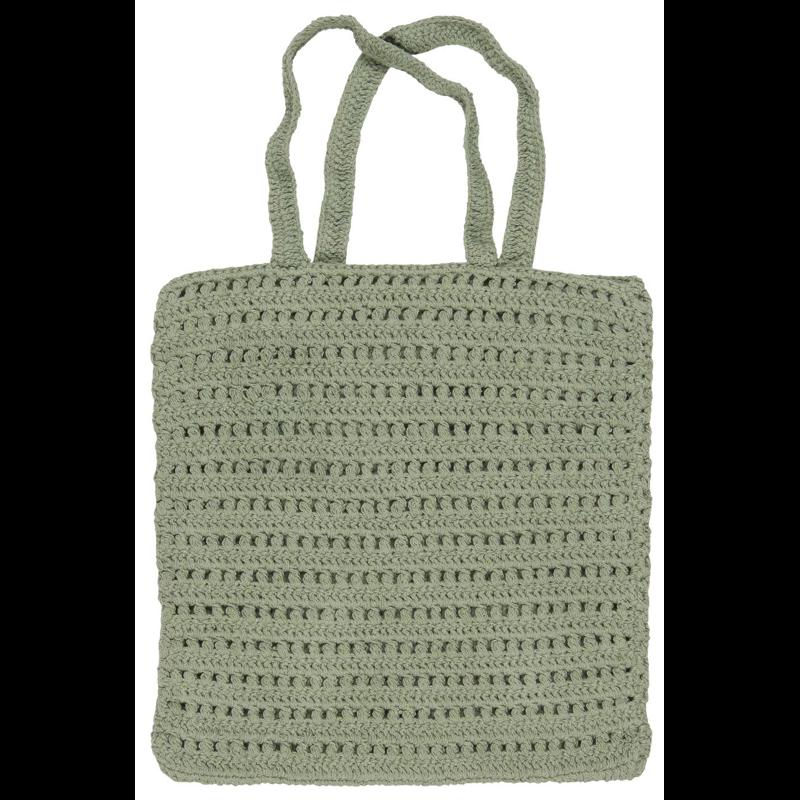 Ib Laursen Totebag Virkad väska Grön 2