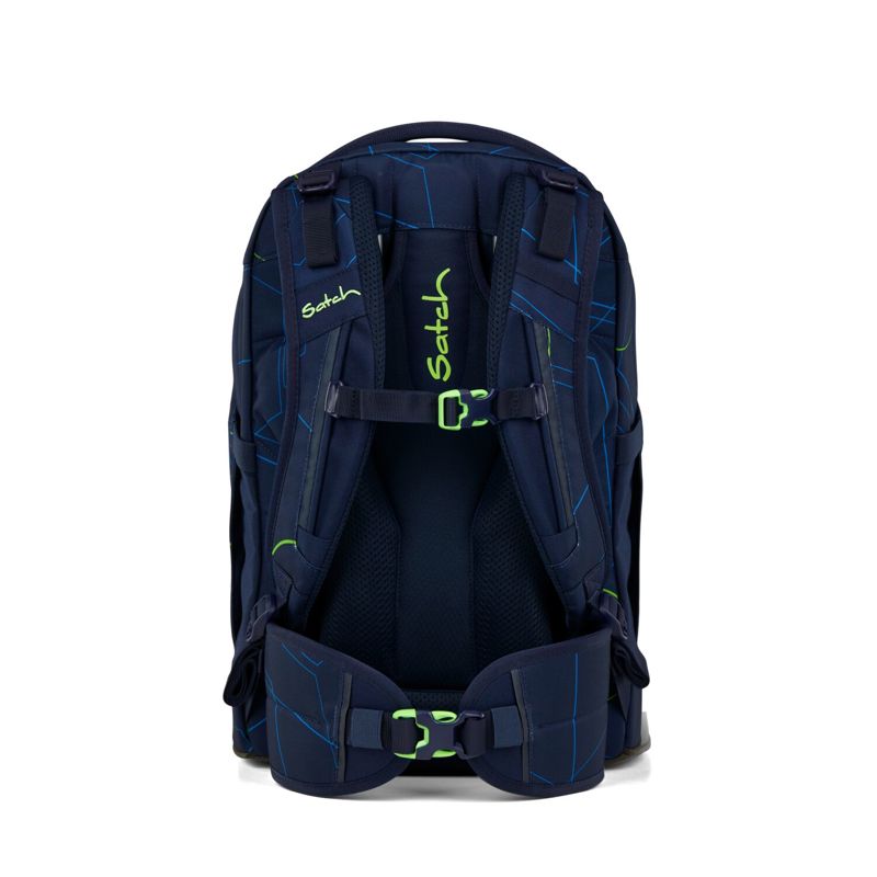 Satch Skolväska Pack Blue Tech Blå/Grön 5