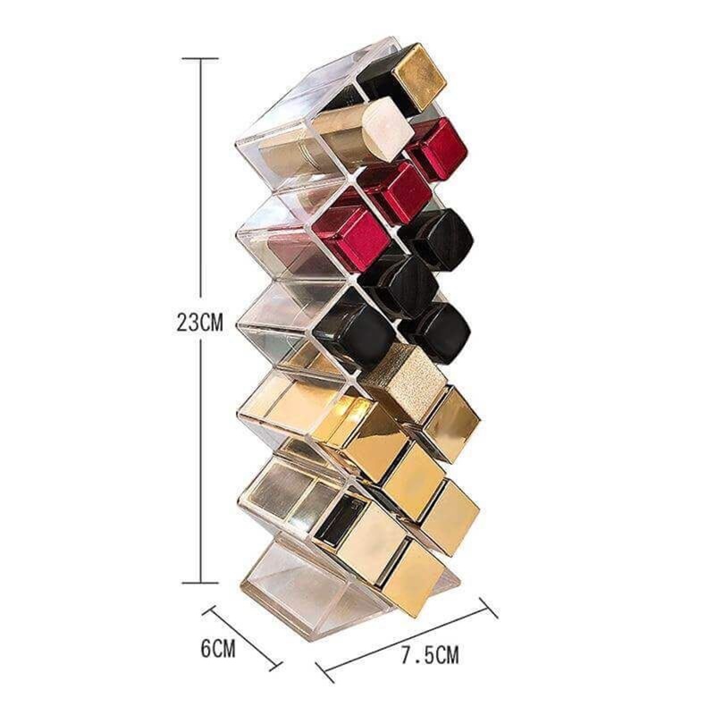 UNIQ Læbestift Organizer Transparent 3