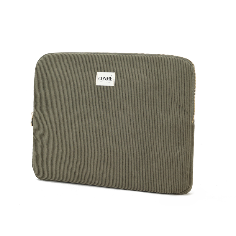 Conmé Computer sleeve fløjl Grøn 13" 2