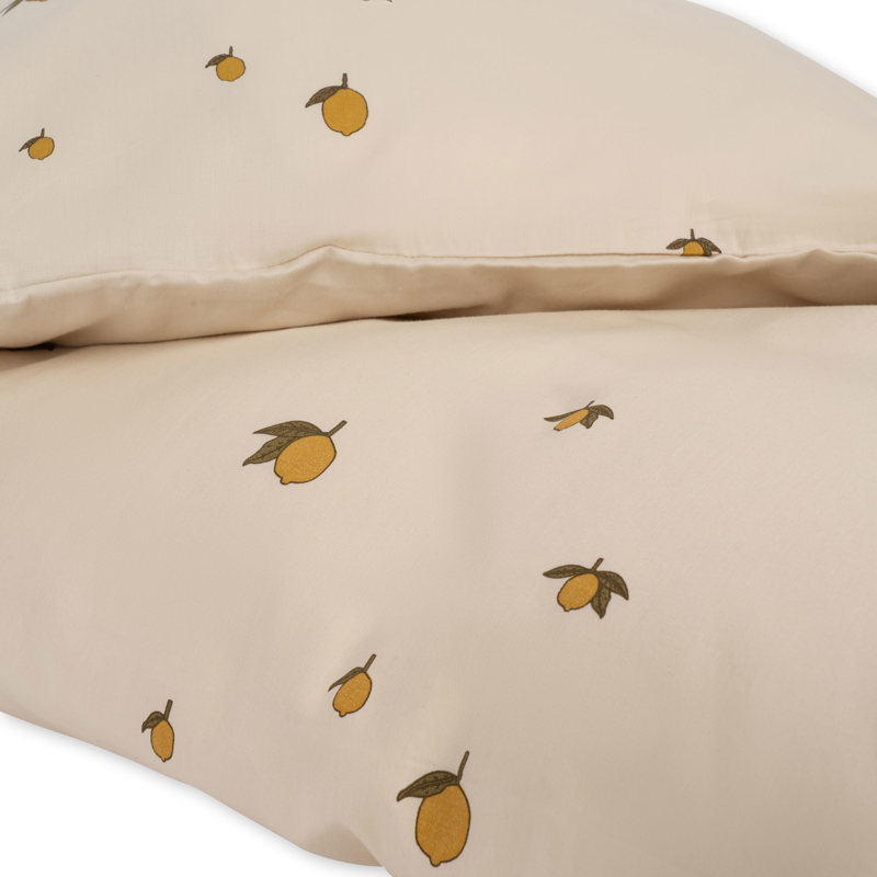 Konges Sløjd Sängkläder baby Lemon Citron mönster 100x140 cm 2