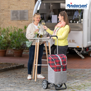 Andersen Shoppingvagn Alu Star Gese Grå/Röd alt image