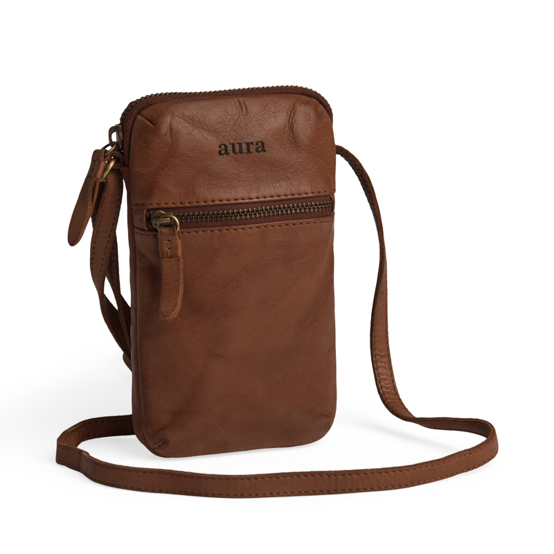 Aura Mobiltaske Pai  Cognac 1