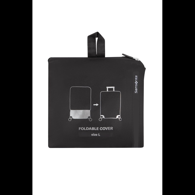 Samsonite Kuffert Cover Sort Str L 1
