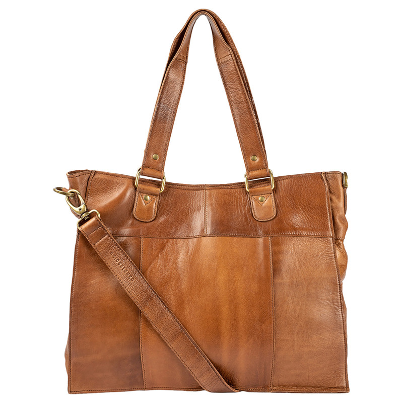 RE:DESIGNED Skuldertaske Molly Urban Brun 15" 4