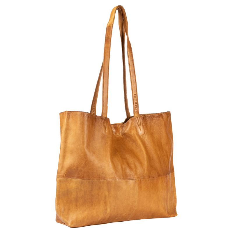 RE:DESIGNED Shopper Marlo Urban Cognac/brun 15" 3