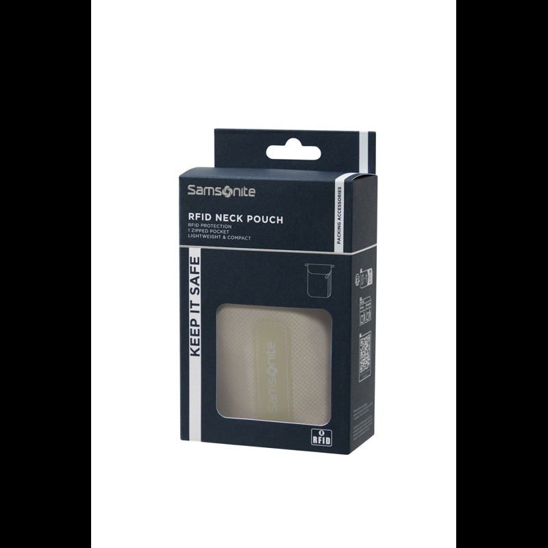 Samsonite Neck Pouch RFID Grå 4