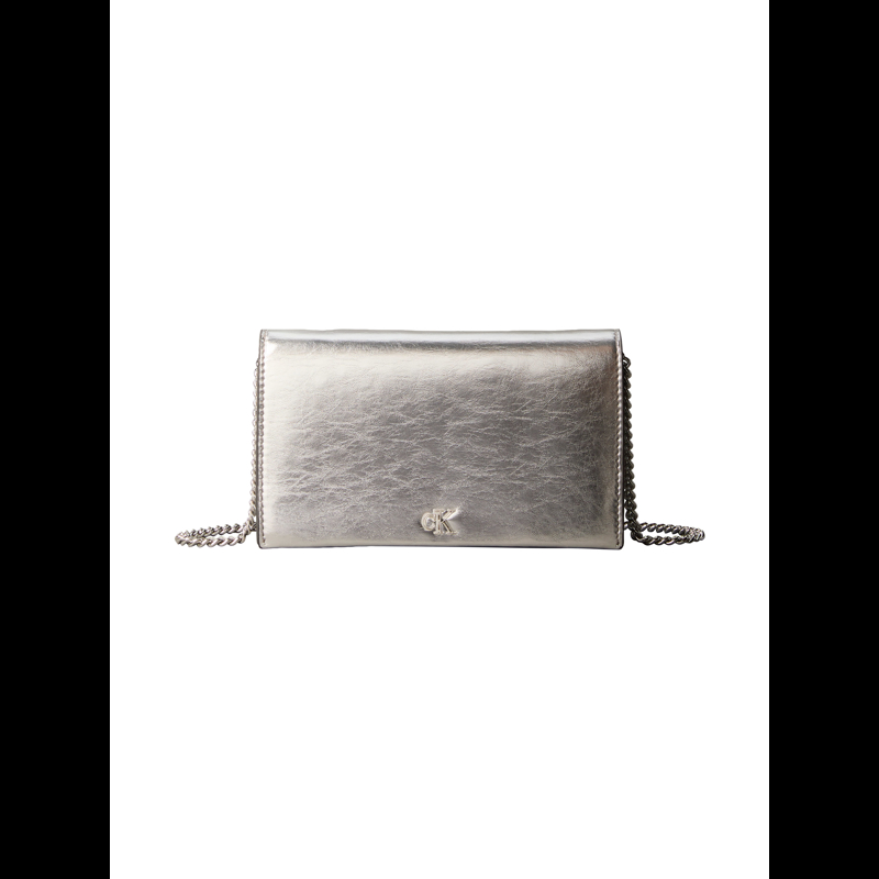 Calvin Klein Axelväska Hardware Monogram Silver 1