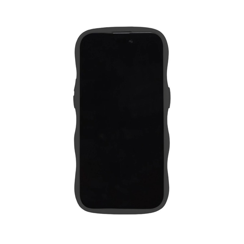 Holdit Mobilcover Wavy Sort iPhone 14 Pro 4