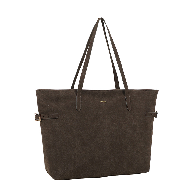 Conmé Shopper Kirsty Suede Brun 15" 3