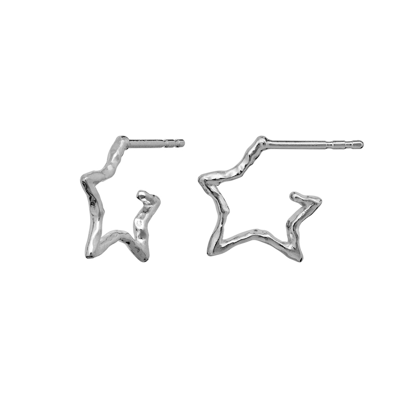 Maanesten Örhängen Zara Silver 2