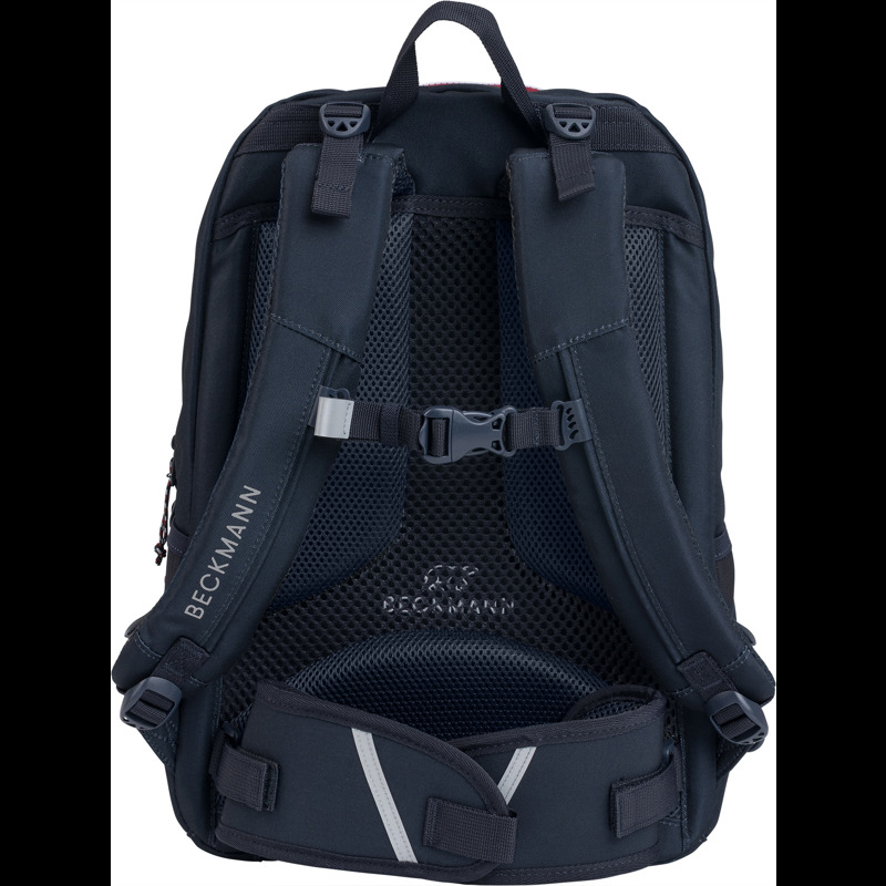 Beckmann Skoletaske Sport Jr Navy White Blå/hvid 4
