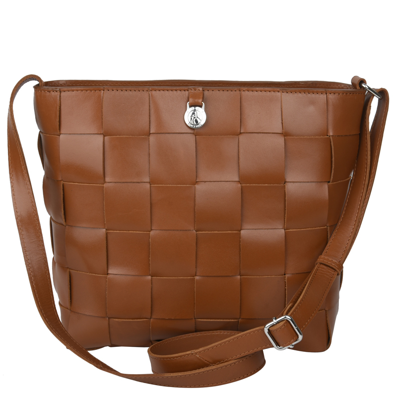 Adax Skuldertaske Marthe Limona Cognac 4