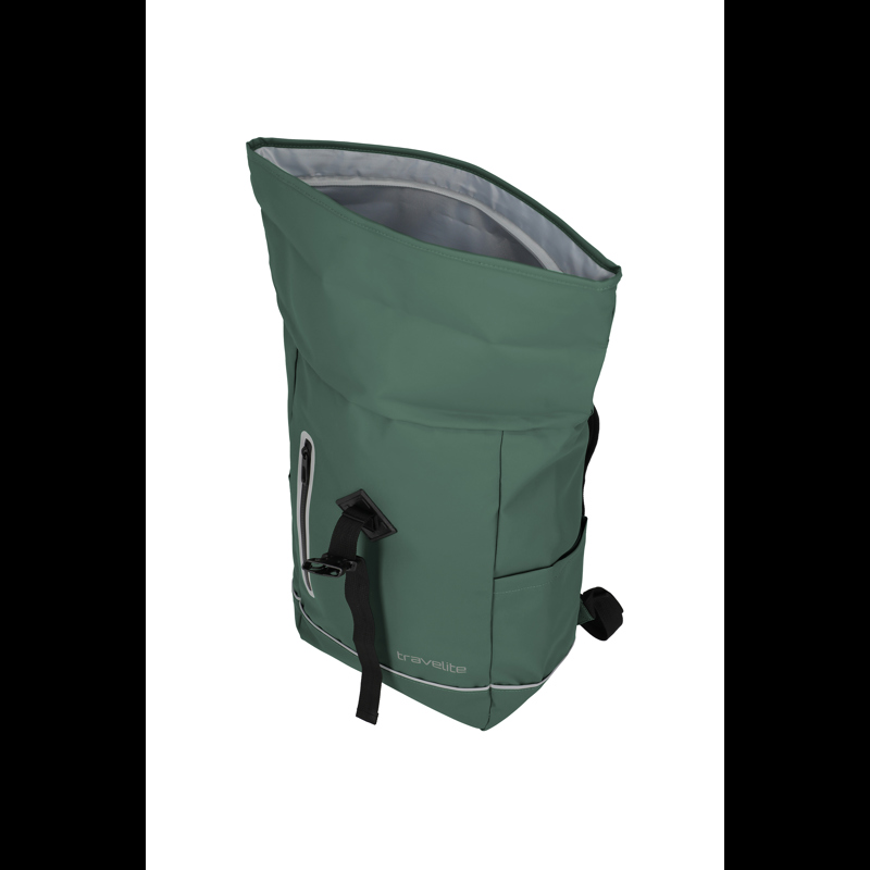 travelite Basics roll-up ryggsäck Grön 3